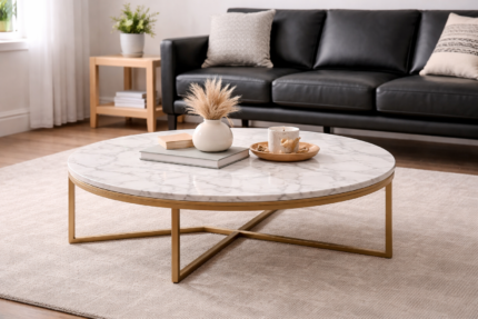 Table basse en marbre