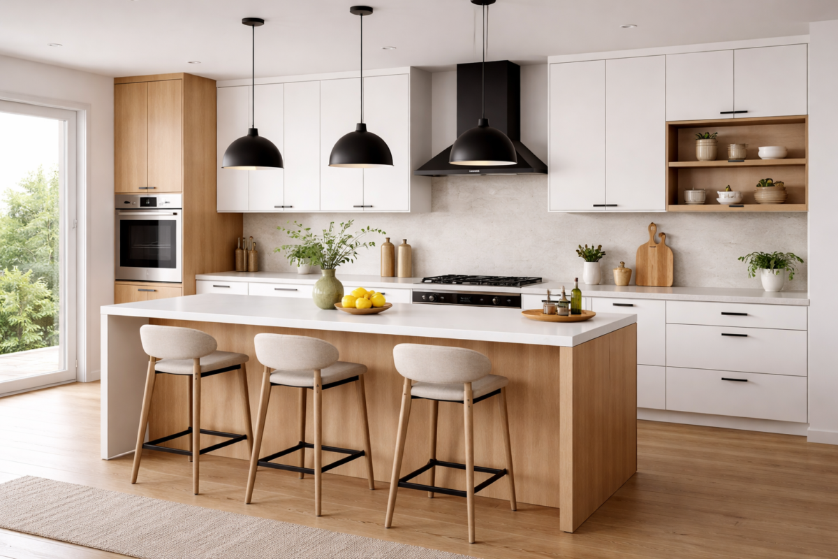 cuisine moderne en bois